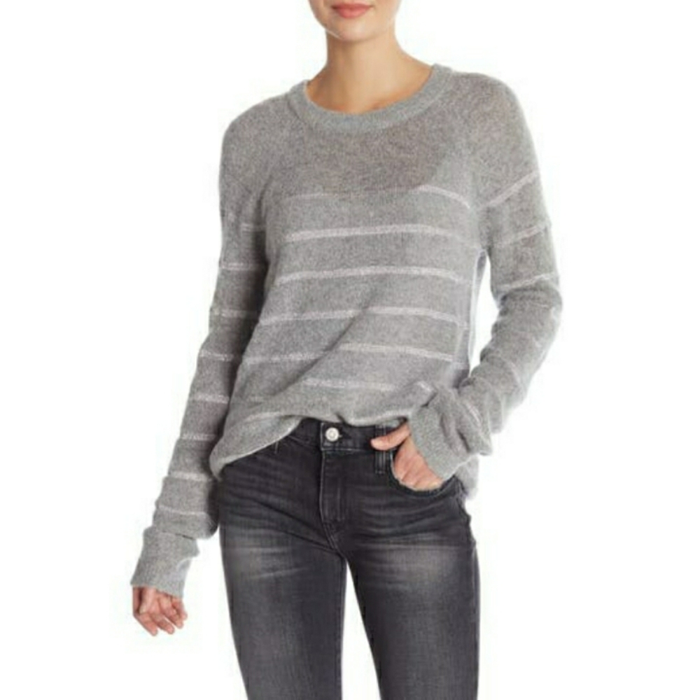 Current Elliott the victor metallic knit s…